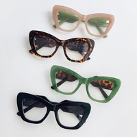 Lunettes de soleil œil-de-chat colorées pour femmes, style européen et américain, verres anti-lumière bleue, monture complète, protection solaire