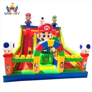 Inflatable christmas super mario bounce castle inflatable bouncer jumping castle PVC bouncy house