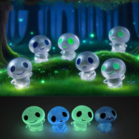 Figurines miniatures d'aliens en résine phosphorescentes, peintes à la main, artistiques, pour sacs cadeaux de Noël et de Pâques