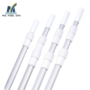 Outil de nettoyage de <span class=keywords><strong>piscine</strong></span> télescopique réglable en aluminium à prix de gros d'usine avec matériau plastique - Product Image 6