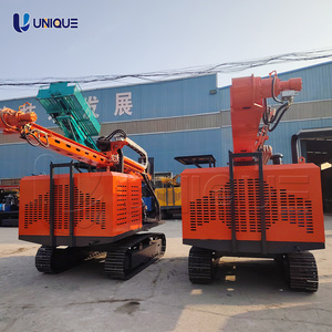 เครื่องเจาะไฮดรอลิกแบบตีนตะขาบ ใช้เครื่องยนต์ดีเซล สำหรับงานตอกเสาเข็มโซลาร์เซลล์  ลดราคาพิเศษ - Product Image 2
