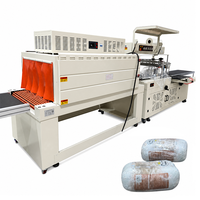 Mesin Shrink Wrap Otomatis Tipe L untuk Popok Bayi, Makanan, Minuman, Pakaian - Konveyor Penyegel Termal Foil POF PVC Plastik Film