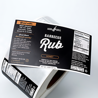 Autocollants Adhésifs Personnalisés Biodégradables en Rouleau pour Pots de Miel, Contenants Alimentaires, Bouteilles et Verres