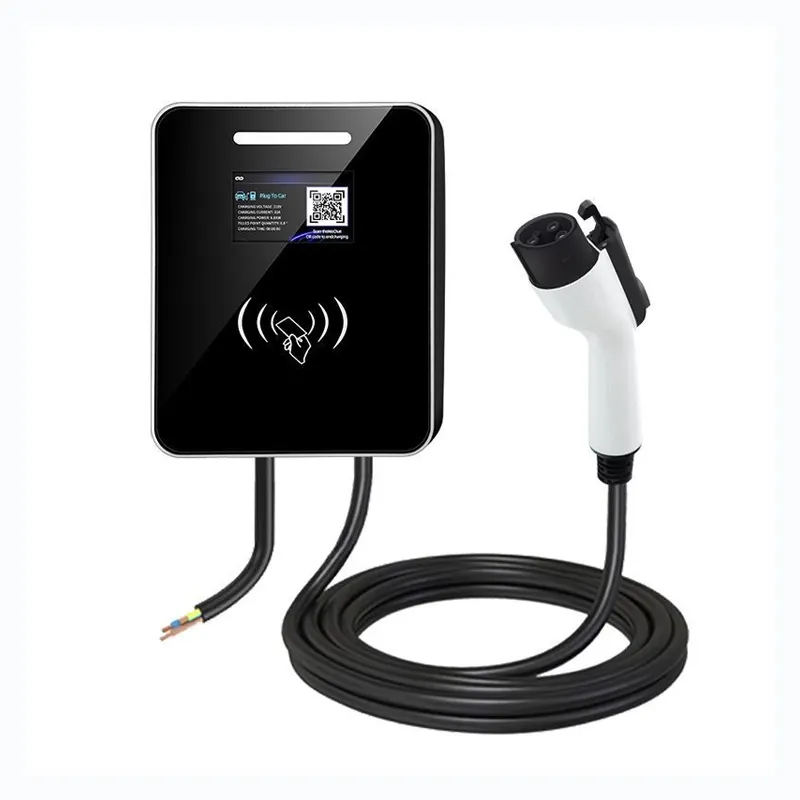 32A Wifi App xe điện sạc trạm treo tường an toàn EV sạc đống