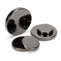 Msuper N52 N35 Magnet Neodymium Dengan Lapisan Epoksi Hitam Anti-Korosi Berkualitas Tinggi