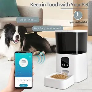 Nouvelle tendance accessoires pour animaux de compagnie bol automatique pour chien et chat 6 L distributeur d'aliments pour animaux de compagnie réglage de l'heure mangeoire intelligente pour animaux de compagnie
