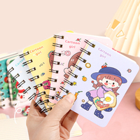 Personalizado A7 colgante Mini cuaderno para estudiantes lindo Kawaii espiral bolsillo Bloc de notas pegatina personalizada sublimación