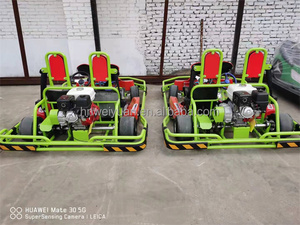 Kart de course professionnel à double poste à châssis robuste, à essence, pour piste, équipement de <span class=keywords><strong>karting</strong></span> commercial extérieur - Product Image 6