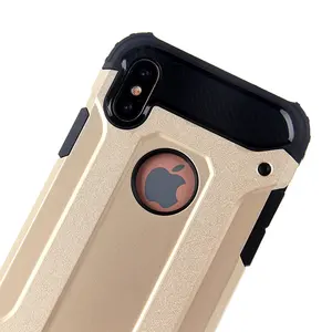 2 in 1 Hybrid Armor Anti Radiation Magnetic High Quality Ultra Thin Hard Phone Cover For iPhone X Luxury Case Shockproof