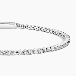 Pulsera de Plata de Ley 925 con Brillantes Diamantes de Moissanita para un Estilo Diario Elegante, Joyería de Moda para Mujer - Product Image 6