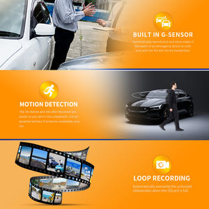 360 대시 캠 전면 및 후면 내부, 자동차용 4 채널 대시 카메라 FHD 1080Px4, 내장 Wi-Fi, 3.0 IPS 화면 - Product Image 4