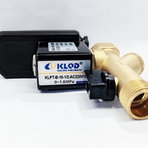 Katup Pembuangan Elektronik 1/2 AC220V 16 Bar Tekanan Tinggi Otomatis untuk Sistem Udara Terkompresi - Produsen - Product Image 2