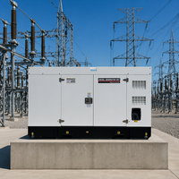Générateur Diesel 25 kVA Insonorisé, Électrique, Énergie Alternative, Genset 50Hz 60Hz Super Silencieux, Électricité 25 kVA 20 kW