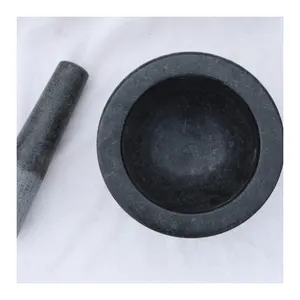 Factory Price Hand Movement Family Kitchen Stone Natural Cooking Multifunctional Granite Pestle And Mortar