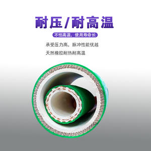 Tuyaux en caoutchouc sans carbone du fabricant, four électrique à moyenne fréquence, isolés, antistatiques, eau de refroidissement, non magnétiques - Product Image 1