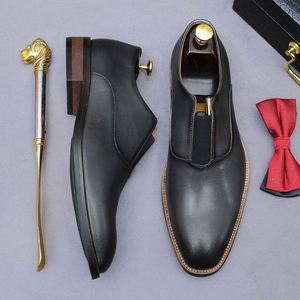 Chaussures Oxford ASTON M.JAZZ faites à la main, de haute qualité, personnalisées, en cuir véritable pour homme, à lacets, respirantes, légères, pour mariage, fête, décontractées - Product Image 1