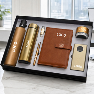 Regalos Corporativos de Lujo para Hombres, Juego de <span class=keywords><strong>Regalo</strong></span> Empresarial 7 en 1 con Logotipo, Venta al Por Mayor - Product Image 1