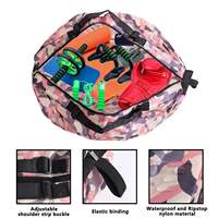 Polyester imprimé personnalisé réutilisable Oxford Sac fourre-tout à fermeture éclair Sacs à main pour femmes Sacs de rangement de différentes couleurs Sac à provisions pliable