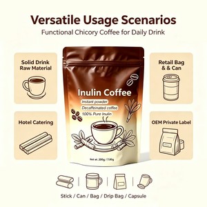 High Inulin Instant Chicory <strong>Coffee</strong> Powder, <strong>Decaf</strong> Herbal Chicory Root Extract <strong>Coffee</strong> - Product Image 3
