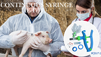 Jeringa Veterinaria WANJIA de 2 ml, Inyector Continuo Ajustable, Jeringa Automática para Vacunación de Aves de Corral, Granja