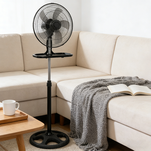 <span class=keywords><strong>พัดลม</strong></span>ตั้งพื้นอุตสาหกรรมอเนกประสงค์ 2 in 1 ขนาด 16 นิ้ว สีดำ จากผู้ผลิตโดยตรง - Product Image 1
