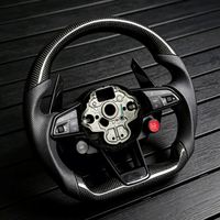 Kit de boutons de commande personnalisés en cuir semi-synthétique et fibre de carbone pour volant de voiture, accessoires pour VW Golf R 5 6 7 MK5 MK6 MK7 Gti Passat CC