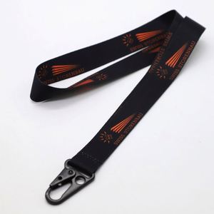 Wholesale Promotional <b>Lanyards</b> <b>Polyester</b> Neck Strap Keychain <b>Lanyard</b> Custom Logo Heat Transfer <b>Lanyards</b> with Eagle Hook - Product Image 3