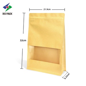 DQ PACK Vente en gros de sachets en papier kraft avec fermeture éclair, sachets refermables pour l'emballage des aliments, des noix, du café, du thé, fournisseur - Product Image 4