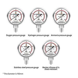 <span class=keywords><strong>Manomètre</strong></span> en acier inoxydable pour <span class=keywords><strong>oxygène</strong></span> hydrogène ammoniac <span class=keywords><strong>acétylène</strong></span> propane azote dioxyde de carbone-réducteur de pression multi-gaz - Product Image 2