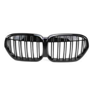 กระจังหน้ากันชนรถแบบสองแผ่นกระจังหน้าสีดำเงาสำหรับ BMW F49 X1 2019-2022 - Product Image 1
