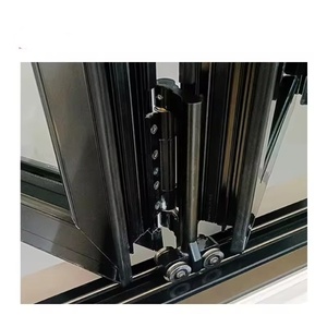 Kích thước tùy chỉnh hiện đại hợp kim nhôm gấp ngang kính cường lực bifolding <span class=keywords><strong>Windows</strong></span> kiểm soát côn trùng cho khách sạn bệnh viện sử dụng - Product Image 5