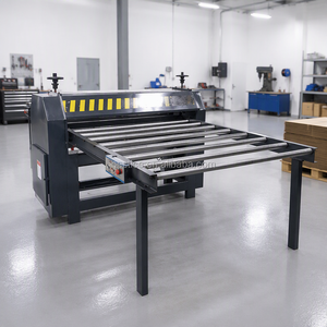 Máquina troqueladora <span class=keywords><strong>de</strong></span> rodillos con mesa plana para cartón corrugado, cartón, plástico PP y láminas huecas - Product Image 2