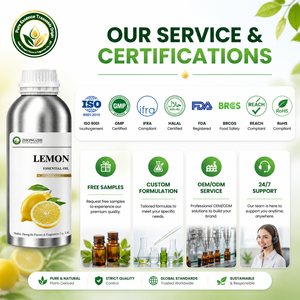 Solvant de nettoyage naturel à l'huile essentielle de citron (Citrus Limon) pour le <span class=keywords><strong>d</strong></span>égraissage industriel et la <span class=keywords><strong>d</strong></span>ésinfection écologique - Product Image 5