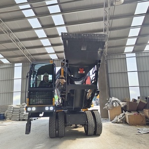 <span class=keywords><strong>Prix</strong></span> d'usine – Camion malaxeur à béton autochargeur robuste de 4,0 m³ 4x4, malaxeur à béton mobile rotatif pour la construction routière - Product Image 4