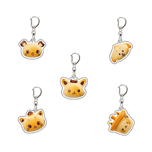 Spot Custom Factory Wholesale UV Printed Fashionable Cartoon Cute Acrylic Student Schoolbag Pen Bag Pendant <b>Key</b> <b>Chain</b> - Product Image 1