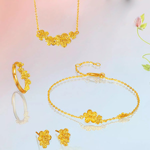 Bracciale con Anello a Fiore in Rame Ecologico per Fidanzata, Madre, Regalo per la Festa della Donna. Augurando alla mamma felicità - Product Image 4
