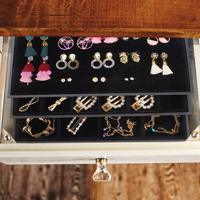 Le'sort Promotion : Boîte de rangement carrée noire empilable, écologique et portable pour bijoux, en tissu moderne pliable pour l'organisation de la maison