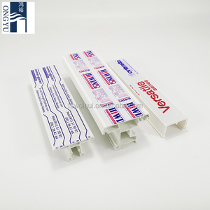 Chất lượng cao Thiết kế mới uPVC ốc xà cừ chì miễn phí hình chữ nhật <span class=keywords><strong>PVC</strong></span> chamfer đánh bóng H hình nhựa đùn hồ sơ - Product Image 4