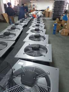 Ventilador industrial <span class=keywords><strong>de</strong></span> alta <span class=keywords><strong>temperatura</strong></span> para cocina, extractor <span class=keywords><strong>de</strong></span> 400mm y 220v con placa cuadrada - Product Image 5