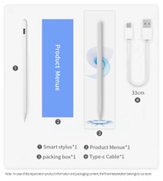 DIHAO Vente directe Prix compétitif Stylet universel rechargeable pour tablette Stylet numérique actif en POM pour ISO Android