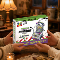 Buzz Lightyear Coin Pusher DIY Modelo de Madera 3D Educativo Venta al por Mayor Personalizado Juguete STEM Regalo Decoración Directo de Fábrica OEM CE EN71