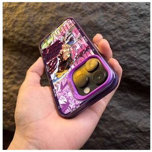 Phim Hoạt Hình Một Mảnh Luffy Màu Bạc Imd Trường Hợp Điện Thoại Cho <span class=keywords><strong>iPhone</strong></span> 11 12 13 14 15 16 17 Pro Max 16E 17air Phim Hoạt Hình Chống Thả Cover Quay Lại - Product Image 6