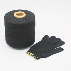 Gants de travail en coton et polyester durables, résistants aux coupures, antidérapants, tricotés, réutilisables, 700g/douzaine, pour la sécurité au travail (vente en gros) - Product Image 1