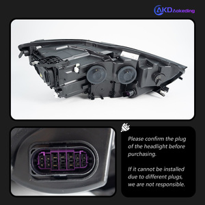 LED Headlight Assembly Retrofit Upgrade Kit for Audi A6L 2012-2015 A7 Style <b>Running</b> <b>Light</b> Flowing Turn Signal - Product Image 6
