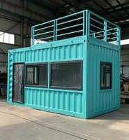 Contenedor Modular Moderno y Transpirable de Doble Capa para Uso en Exteriores en Cafeterías, Bares, Centros Comerciales y Apartamentos