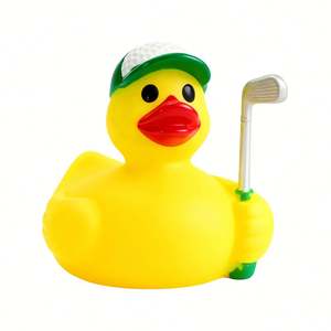 Promo Jouets en Gros : Jouets Aquatiques et de Bain pour Enfants, Petits Canards Jaunes Créatifs en Forme de Golf - Product Image 2