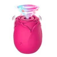 Bán Hot Silicone Không Thấm Nước Clit Sucking Núm Vú Kích Thích Clit Sucker Rose Vibrator Cho Phụ Nữ