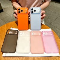 Coque de téléphone portable antichoc mate en TPU, vente en gros, pas chère, pour iPhone 17 Pro Max, 16, 15, 14, 13, 17 Air, 17 Pro, 16 Pro