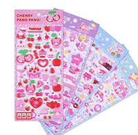 Autocollants 3D en forme de cœur et d'ours en mousse pour enfants et filles, Scrapbooking en vrac