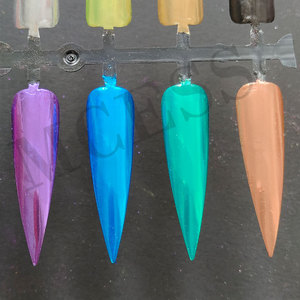 Marca MCESS, MUESTRAS GRATIS, Pigmento de <span class=keywords><strong>Oro</strong></span> <span class=keywords><strong>Rosa</strong></span> con Efecto Espejo Cromado de Alta Pigmentación para Maquillaje, Esmalte de Uñas y Pintura de <span class=keywords><strong>Acuarela</strong></span> - Product Image 6